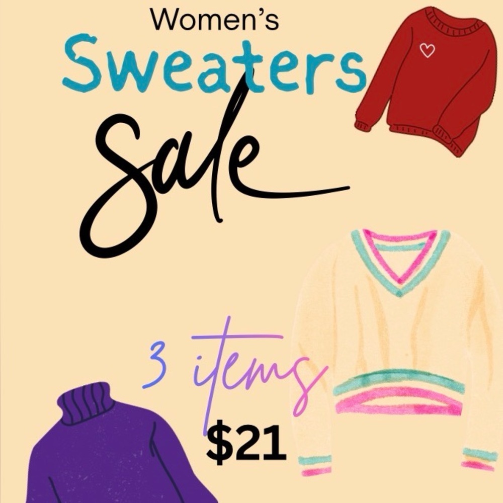 Cozy Cream and Pink Women's Sweater